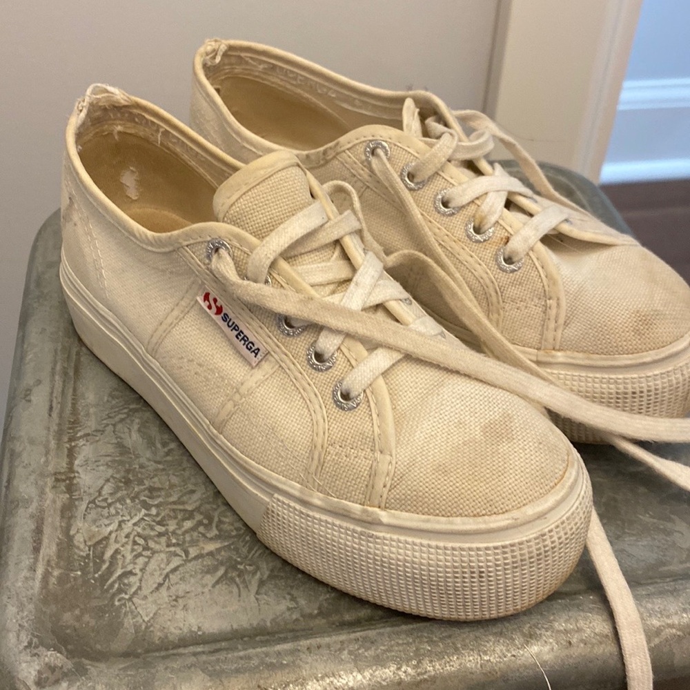 Platform superga sneakers
